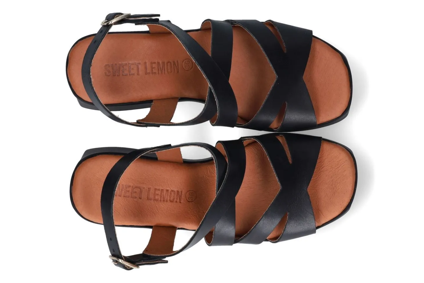 Sandalen met sleehak SWEET LEMON