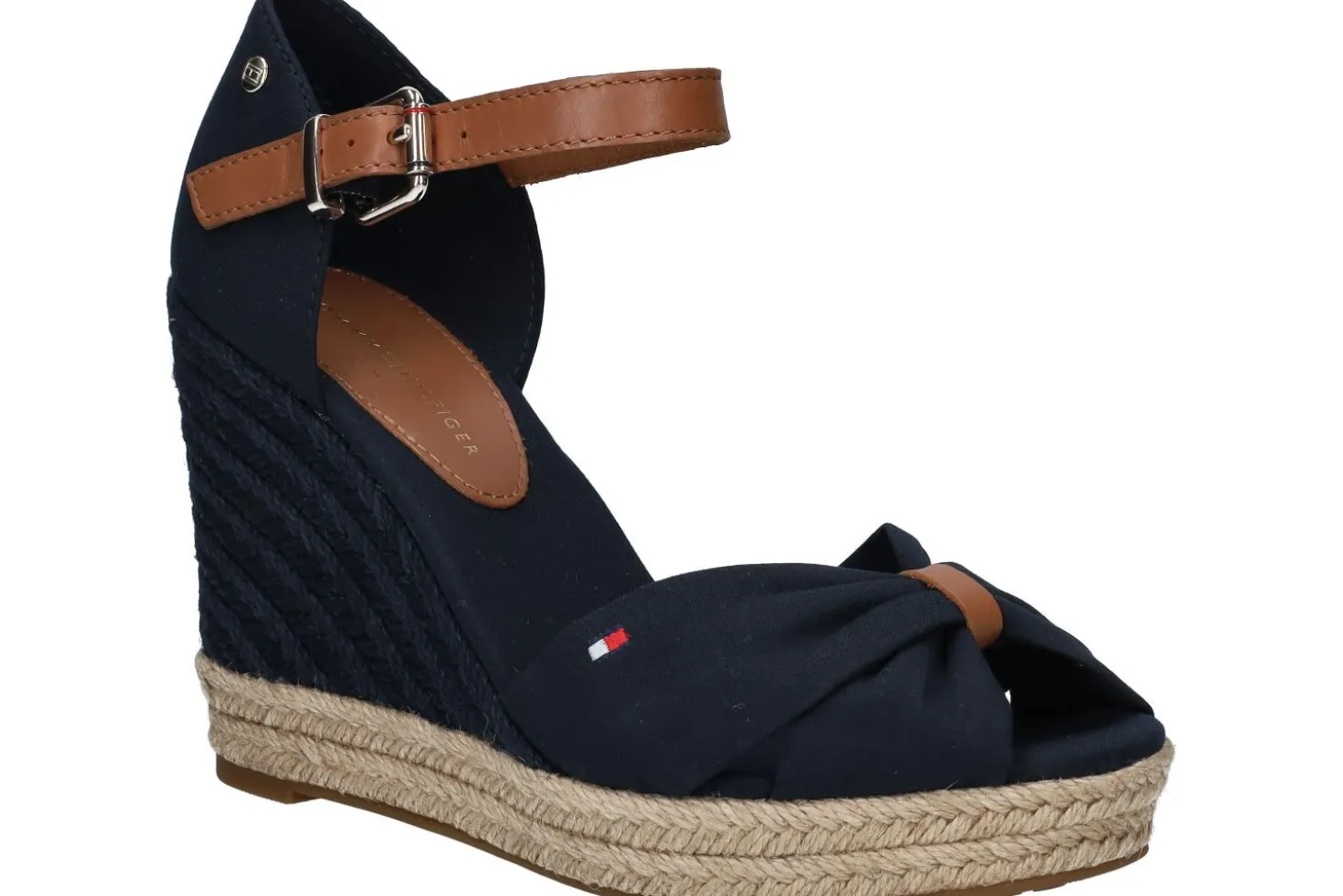 Sandalen met sleehak TOMMY HILFIGER